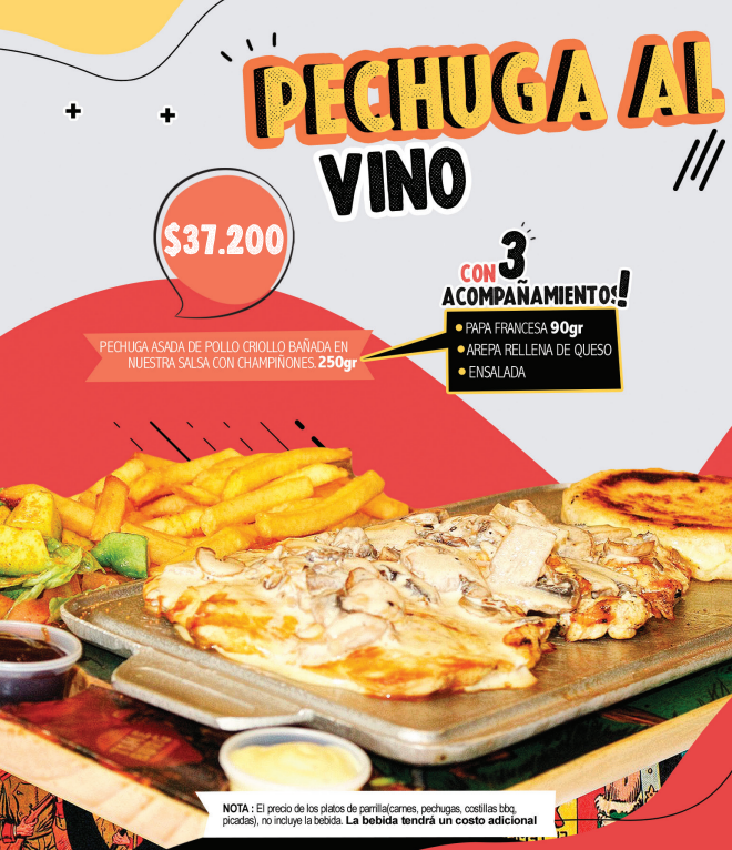 pechuga al vino